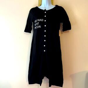 Daydream Nation Dollz Kill Black Bacon Union Suit Sz XS